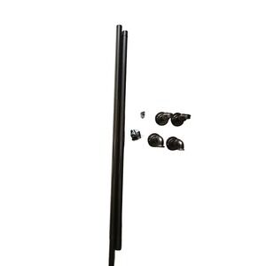 MODE Industrial  Collection 1 1/8” diameter , Fits 72” to 144” Windows, Graphite